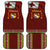 Tonga Independence Day Car Mats National Flag and Emblem with Ngatu Art Pattern