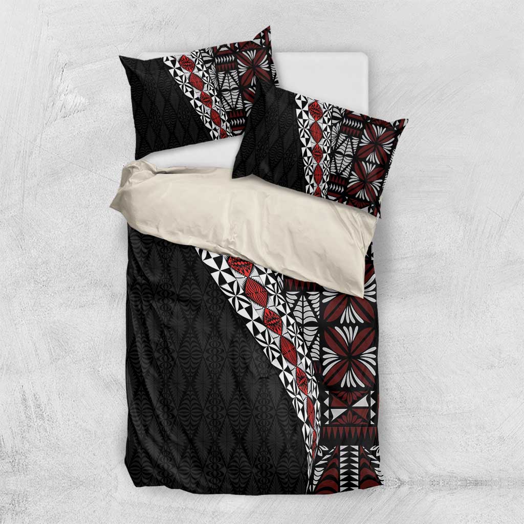 Tonga Ngatu Art Tattoo Polynesian Bedding Set