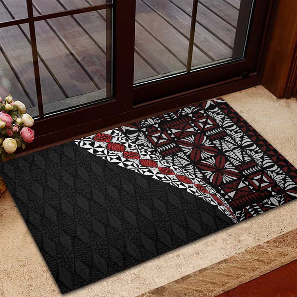 Tonga Ngatu Art Tattoo Polynesian Rubber Doormat