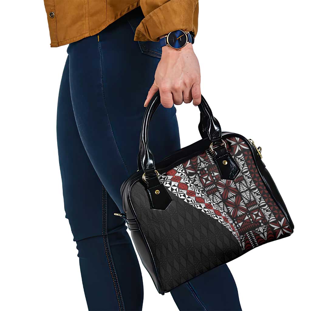 Tonga Ngatu Art Tattoo Polynesian Shoulder Handbag