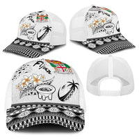 Fijian Traditional Culture Baseball Net Cap Tapa Tribal Tattoos - Polynesian Pride