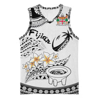 Fijian Traditional Culture Basketball Jersey Tapa Tribal Tattoos - Polynesian Pride
