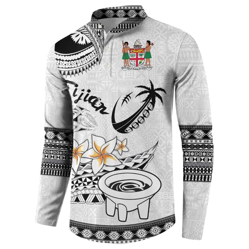 Fijian Traditional Culture Button Sweatshirt Tapa Tribal Tattoos - Polynesian Pride