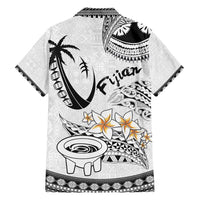 Fijian Traditional Culture Family Matching Off Shoulder Short Dress and Hawaiian Shirt Tapa Tribal Tattoos LT03 - Polynesian Pride