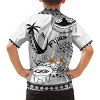 Fijian Traditional Culture Family Matching Tank Maxi Dress and Hawaiian Shirt Tapa Tribal Tattoos LT03 - Polynesian Pride