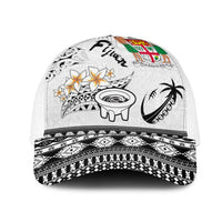 Fijian Traditional Culture Mesh Trucker Cap Tapa Tribal Tattoos - Polynesian Pride