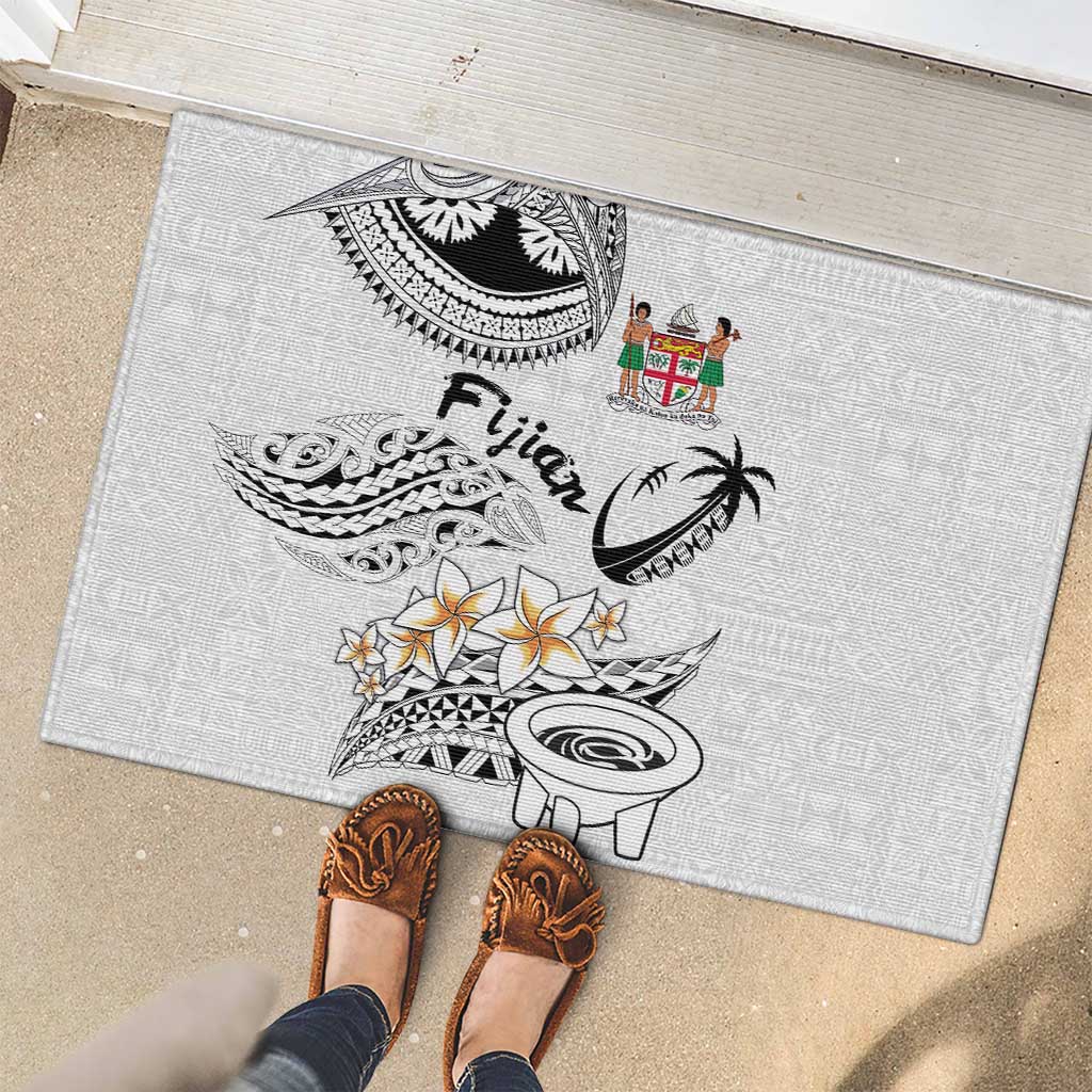 Fijian Traditional Culture Rubber Doormat Tapa Tribal Tattoos - Polynesian Pride
