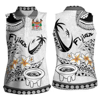 Fijian Traditional Culture Women Sleeveless Polo Shirt Tapa Tribal Tattoos - Polynesian Pride