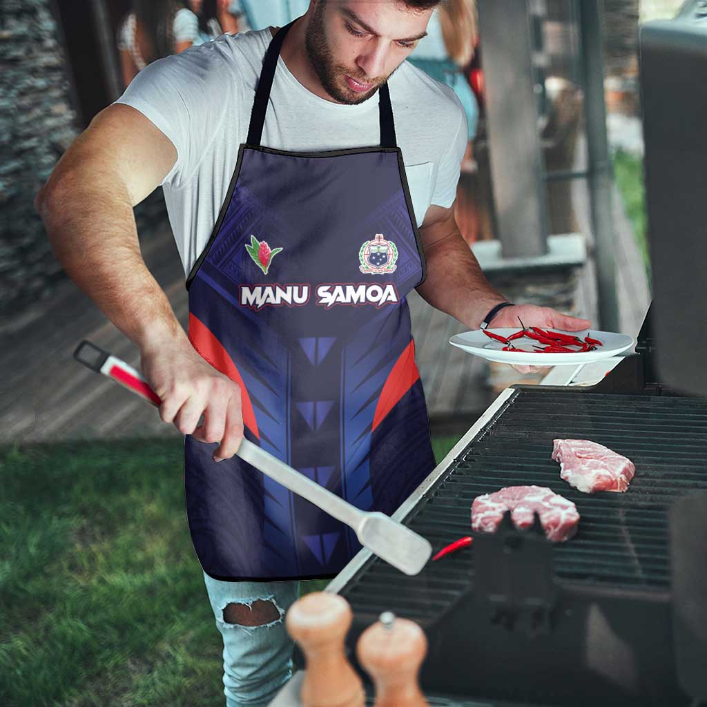Rugby Samoa Apron Siva Tau Spirit Sporty Vibes - Polynesian Pride
