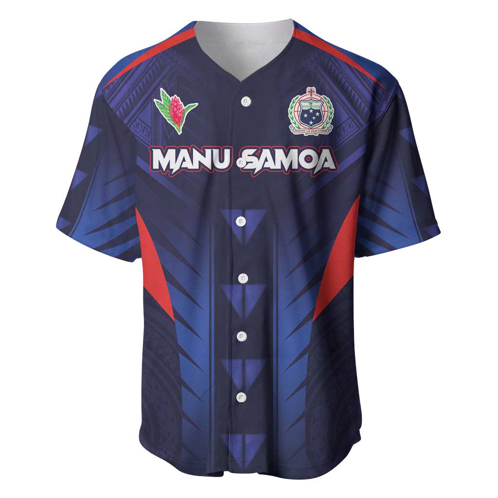 Custom Rugby Samoa Baseball Jersey Siva Tau Spirit Sporty Vibes - Polynesian Pride