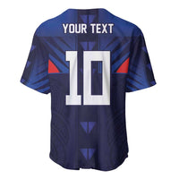 Custom Rugby Samoa Baseball Jersey Siva Tau Spirit Sporty Vibes - Polynesian Pride