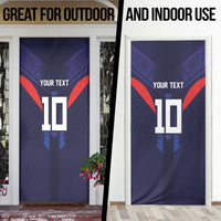 Custom Rugby Samoa Door Cover Siva Tau Spirit Sporty Vibes - Polynesian Pride