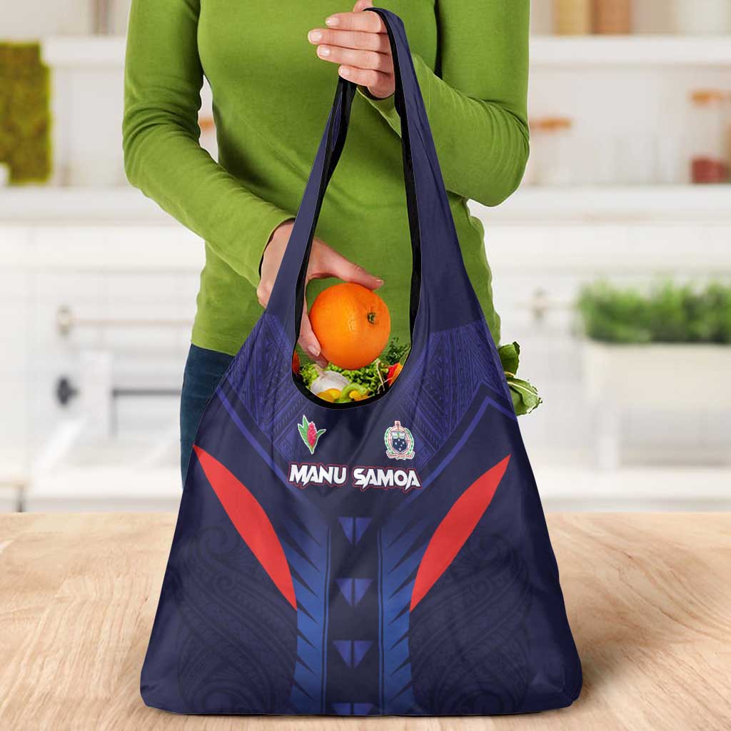 Rugby Samoa Grocery Bag Siva Tau Spirit Sporty Vibes - Polynesian Pride