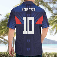 Custom Rugby Samoa Hawaiian Shirt Siva Tau Spirit Sporty Vibes - Polynesian Pride