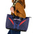 Rugby Samoa Leather Tote Bag Siva Tau Spirit Sporty Vibes - Polynesian Pride
