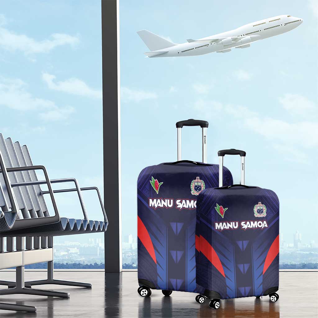 Rugby Samoa Luggage Cover Siva Tau Spirit Sporty Vibes - Polynesian Pride