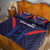 Rugby Samoa Quilt Bed Set Siva Tau Spirit Sporty Vibes - Polynesian Pride