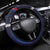 Rugby Samoa Steering Wheel Cover Siva Tau Spirit Sporty Vibes - Polynesian Pride
