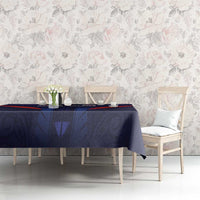 Rugby Samoa Tablecloth Siva Tau Spirit Sporty Vibes - Polynesian Pride
