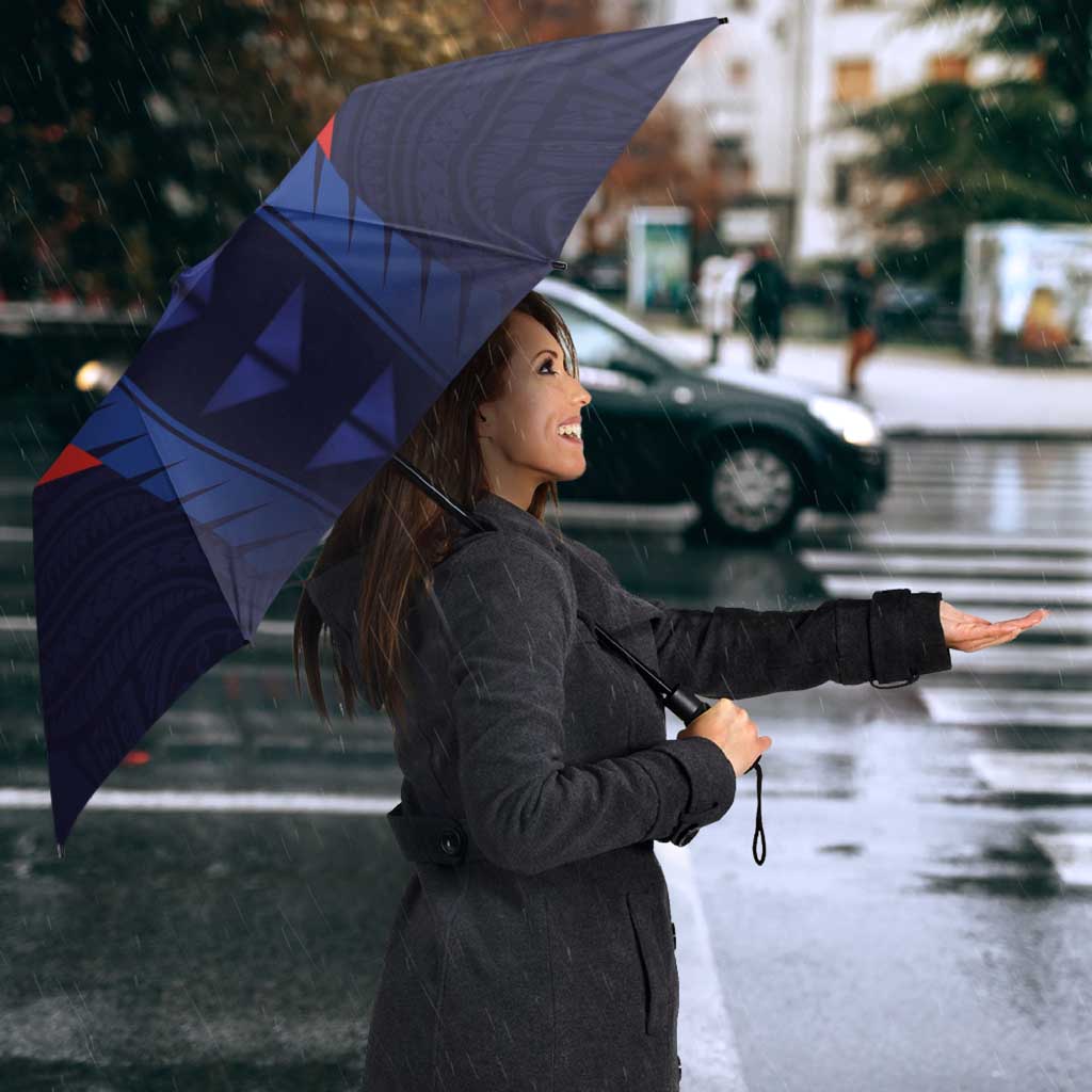 Rugby Samoa Umbrella Siva Tau Spirit Sporty Vibes - Polynesian Pride