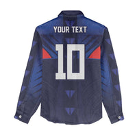 Custom Rugby Samoa Women Casual Shirt Siva Tau Spirit Sporty Vibes - Polynesian Pride