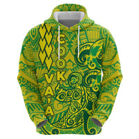 Cook Islands Va'a Polynesian Art Tattoo Hoodie National Color LT03 - Polynesian Pride