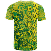 Cook Islands Vaa Polynesian Art Tattoo T Shirt National Color