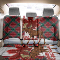 Canadian Christmas - Moose and Maple Retro Style Back Car Seat Cover LT03 - Polynesian Pride