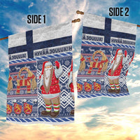 Yule Goat Joulupukki Finnish Christmas Garden Flag Scandinavian Pattern