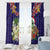 Hawaii Honu Mele Kalikimaka Window Curtain Santa Tropical Flower Aloha Summer Blue Version LT03 - Polynesian Pride