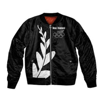 Personalised New Zealand Canoeing Special Jersey Bomber Jacket