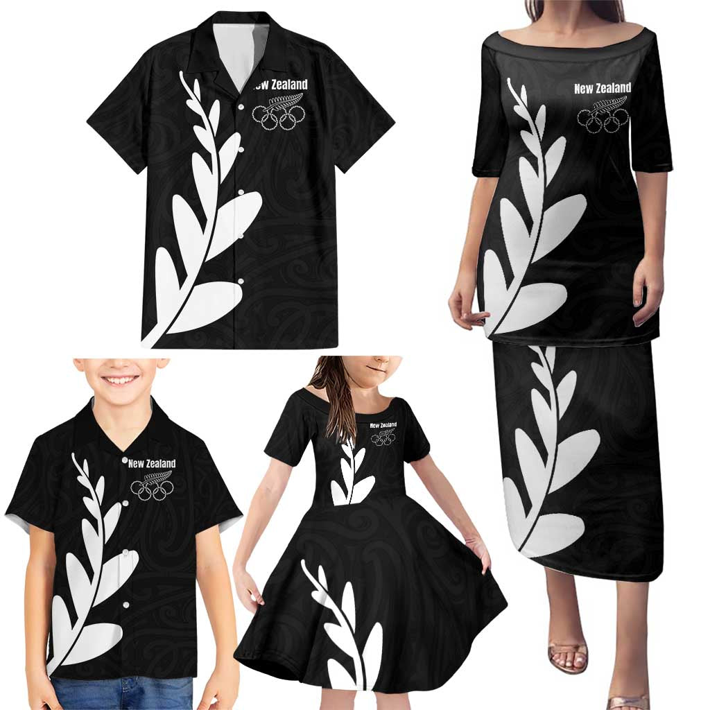 Personalised New Zealand Canoeing Special Jersey Family Matching Puletasi and Hawaiian Shirt LT03 - Polynesian Pride