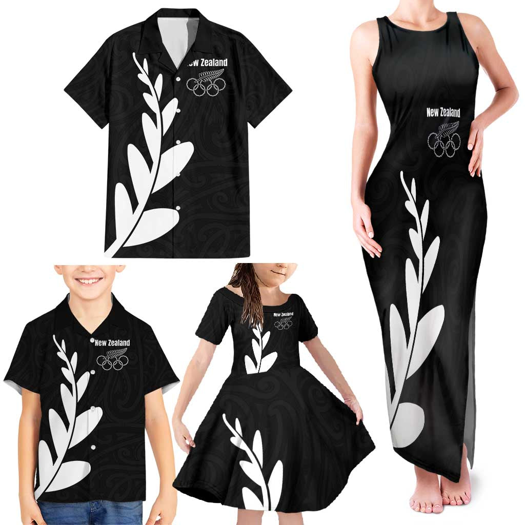 Personalised New Zealand Canoeing Special Jersey Family Matching Tank Maxi Dress and Hawaiian Shirt LT03 - Polynesian Pride