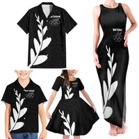 Personalised New Zealand Canoeing Special Jersey Family Matching Tank Maxi Dress and Hawaiian Shirt LT03 - Polynesian Pride