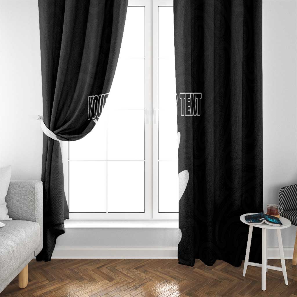 Personalised New Zealand Canoeing Special Jersey Window Curtain