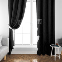 Personalised New Zealand Canoeing Special Jersey Window Curtain