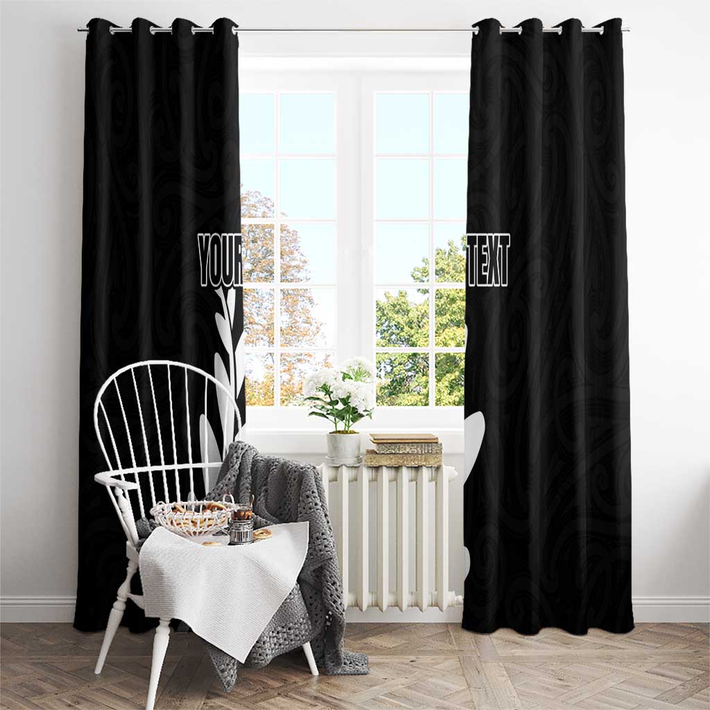 Personalised New Zealand Canoeing Special Jersey Window Curtain