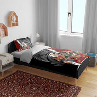 New Zealand Te Matatini Bedding Set Kapa Haka and Silver Fern - Maori Art Pattern LT03 - Polynesian Pride