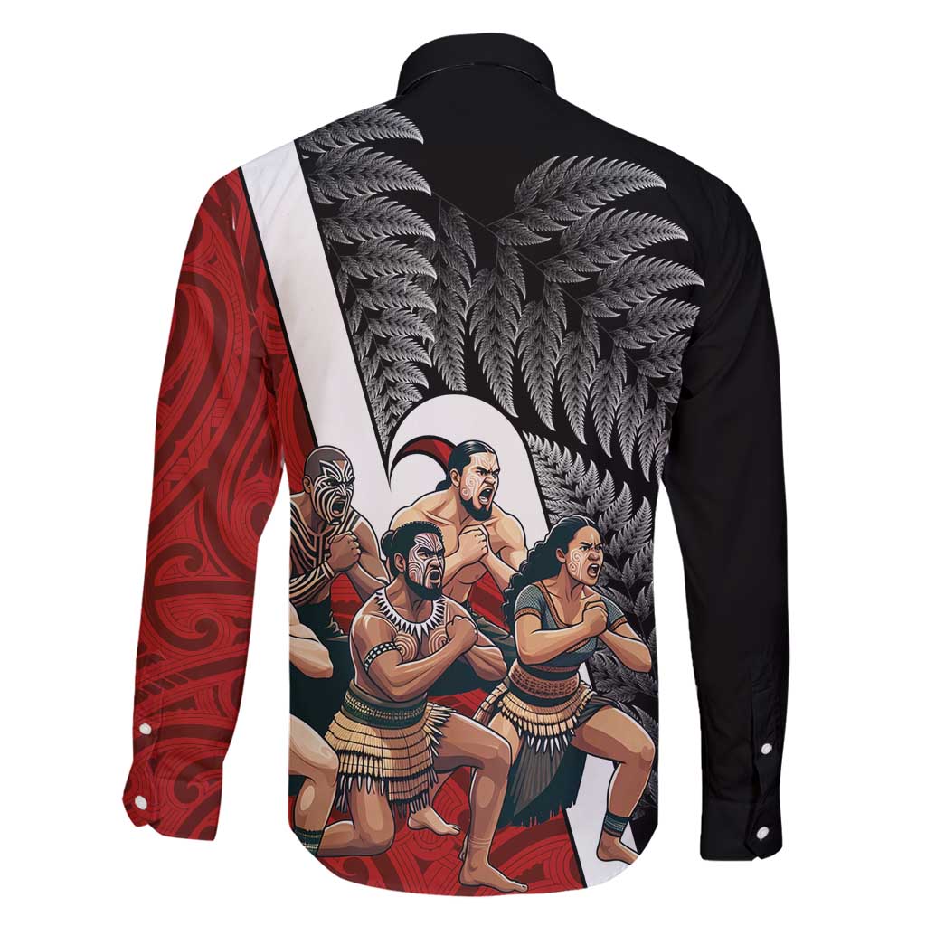 New Zealand Te Matatini Family Matching Mermaid Dress and Hawaiian Shirt Kapa Haka and Silver Fern - Maori Art Pattern LT03 - Polynesian Pride