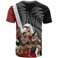 New Zealand Te Matatini T Shirt Kapa Haka and Silver Fern - Maori Art Pattern
