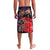 Pasifika Festival Lavalava Plumeria Turtles with Hibiscus - Polynesian Art Tattoo Purple Color