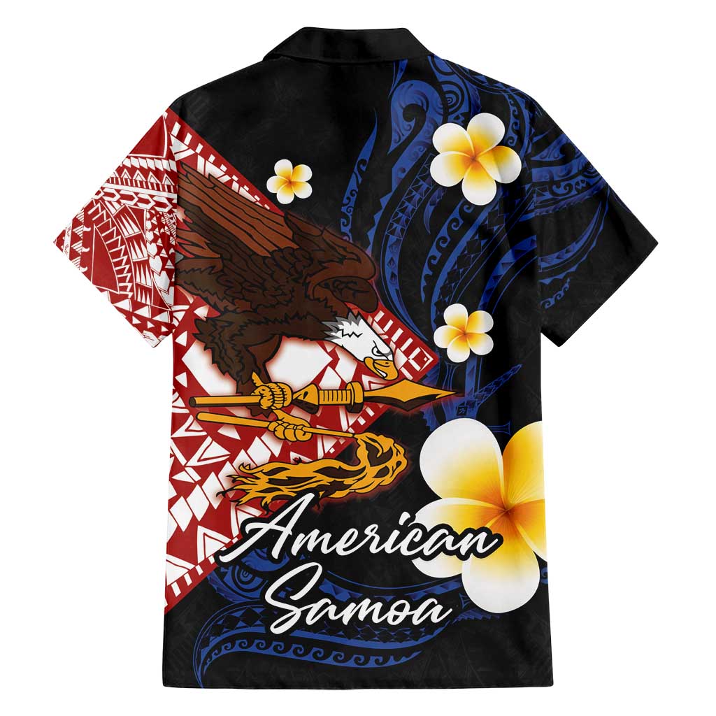 American Samoa Flag Day Family Matching Summer Maxi Dress and Hawaiian Shirt Polynesian Tatau Art and Plumeria LT03 - Polynesian Pride