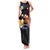 American Samoa Flag Day Family Matching Tank Maxi Dress and Hawaiian Shirt Polynesian Tatau Art and Plumeria