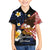 American Samoa Flag Day Family Matching Tank Maxi Dress and Hawaiian Shirt Polynesian Tatau Art and Plumeria