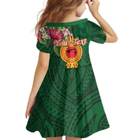 Personalised Manuʻa Islands Family Matching Mermaid Dress and Hawaiian Shirt Polynesian Style with Rooster Tattoo and Tropical Plants LT03 - Polynesian Pride