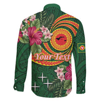 Personalised Manuʻa Islands Family Matching Mermaid Dress and Hawaiian Shirt Polynesian Art Tattoo Style and Tropical Plants LT03 - Polynesian Pride