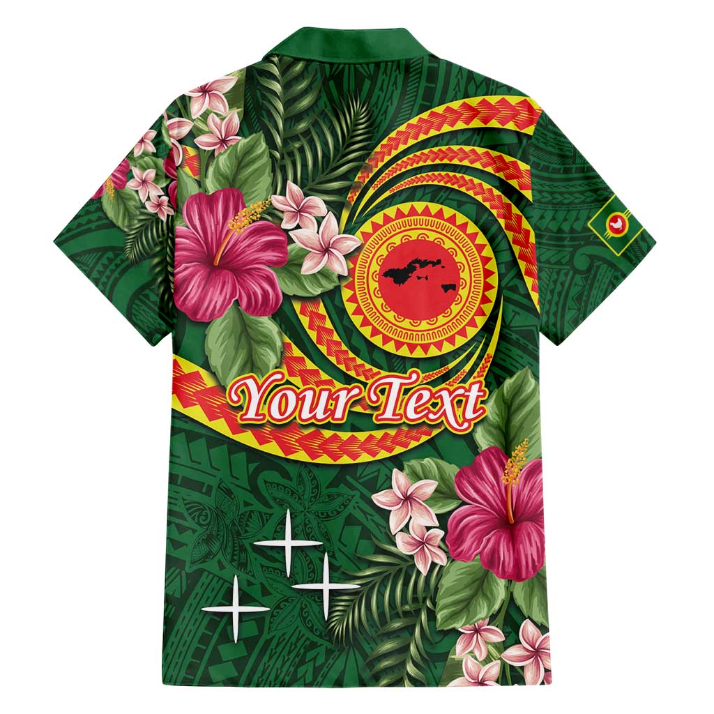Personalised Manuʻa Islands Family Matching Short Sleeve Bodycon Dress and Hawaiian Shirt Polynesian Art Tattoo Style and Tropical Plants LT03 - Polynesian Pride