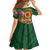 Manuʻa Islands Family Matching Tank Maxi Dress and Hawaiian Shirt Polynesian Art Tattoo Style and Tropical Plants