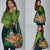 Manuʻa Islands Grocery Bag Polynesian Art Tattoo Style and Tropical Plants