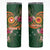 Manu'a Skinny Tumbler Polynesian Art Tattoo Style and Tropical Plants